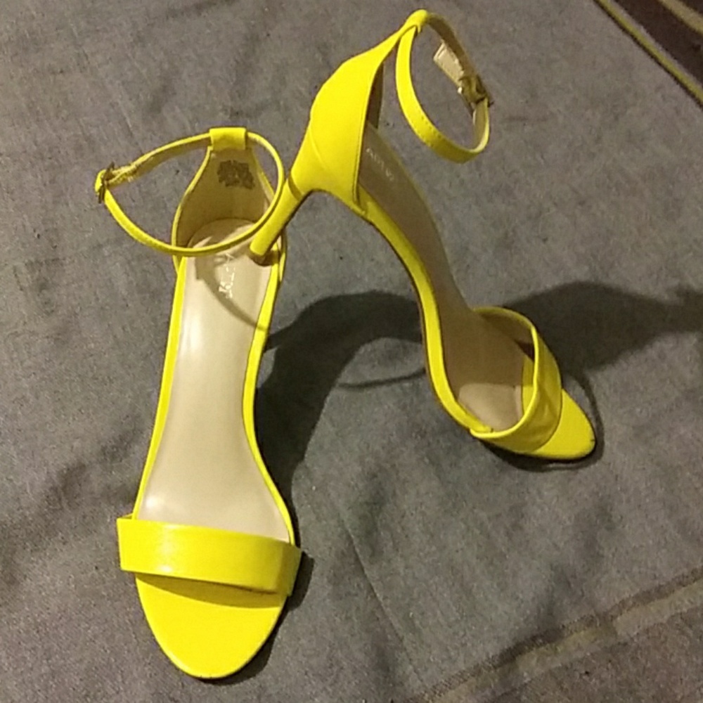 Yellow High Heels